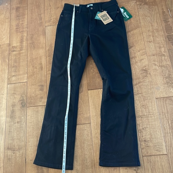 NWT LL bean classic fit 10 black jean - Picture 5 of 7